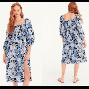 Jcrew long sleeved smock dress